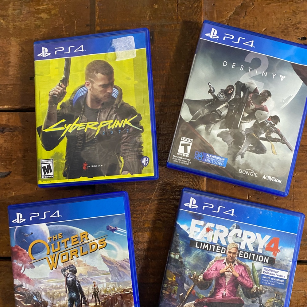 4 PlayStation 4 games